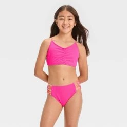 Girls' 'Summer Feelings' Tie-Dye Rash Guard Set - art class™